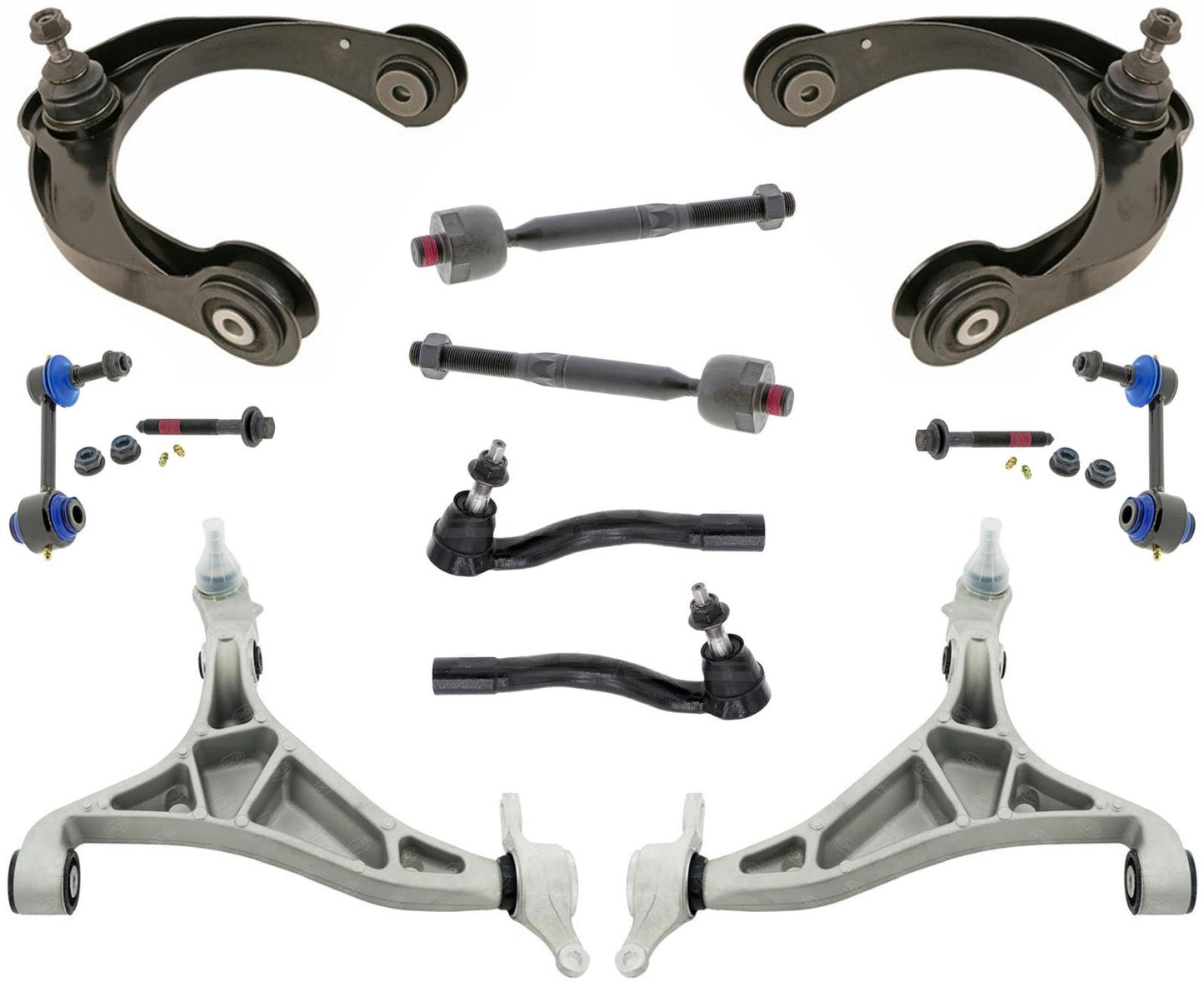 Varillas de control delanteras superiores e inferiores y enlace de barra estabilizadora para Dodge Durango 16-2022