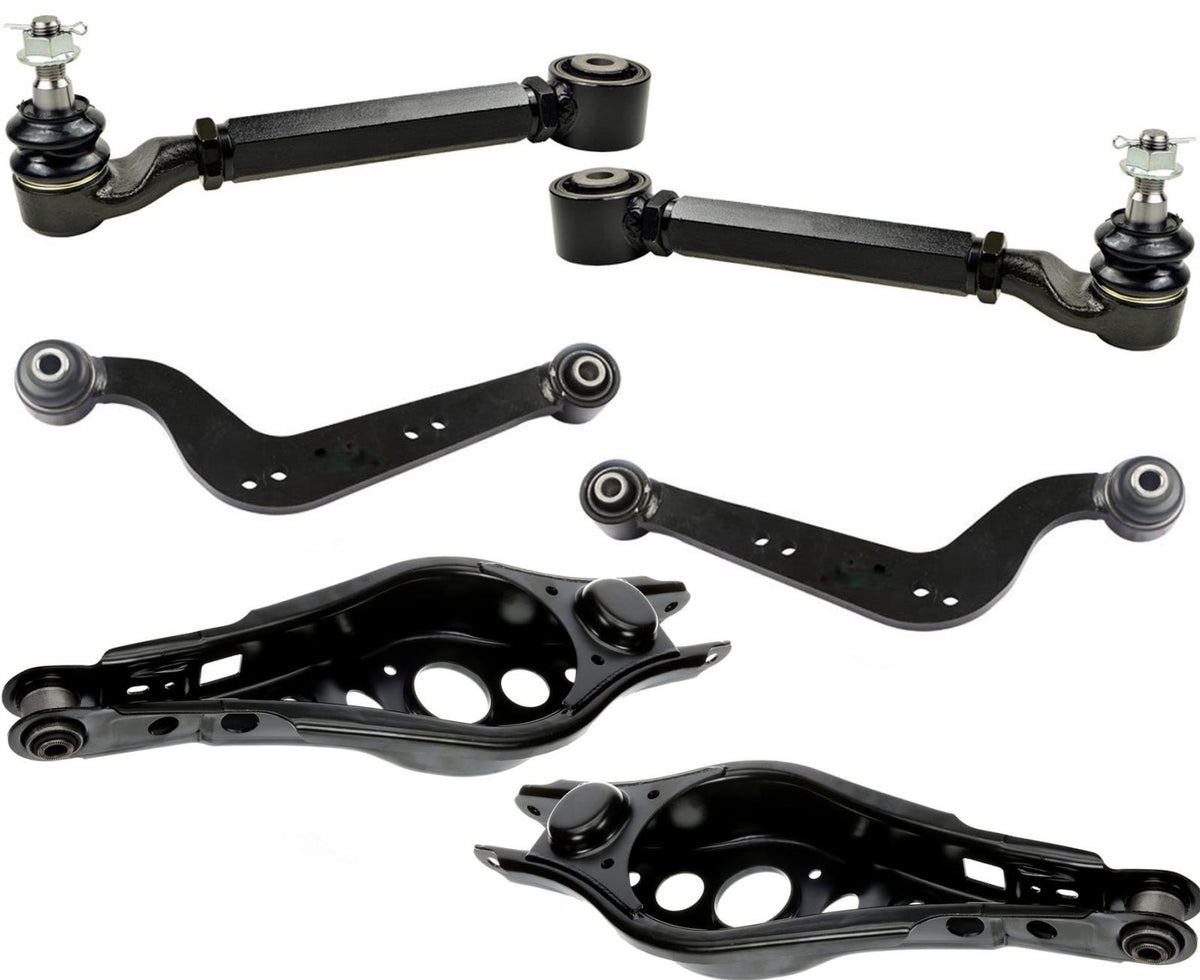 Rear Adjustable Forward & Trailing Arms W/ Bushings For Toyota Rav4 2011-2018 - Photo 2