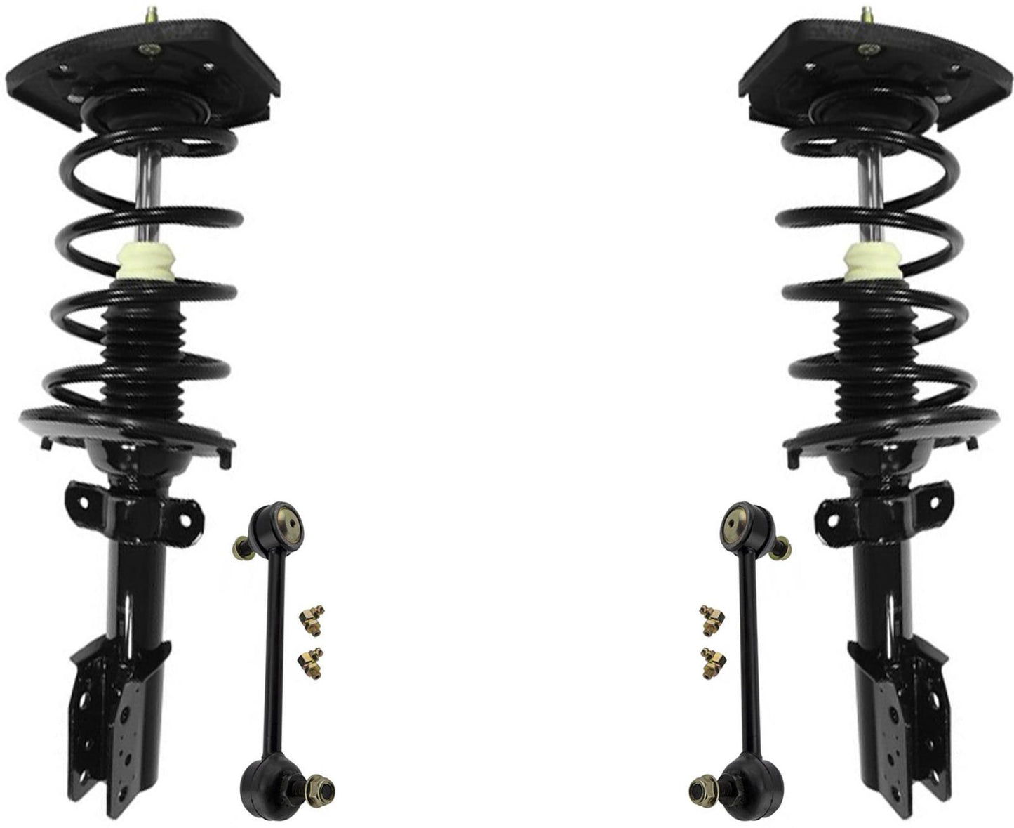 Puntales y eslabones traseros completos para Chevrolet Impala 2004-2013 con llanta de 17 y 18 pulgadas