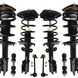 Front & Rear Complete Struts & Links For Buick Allure 05-2009 W/ 17 Inch Wheels