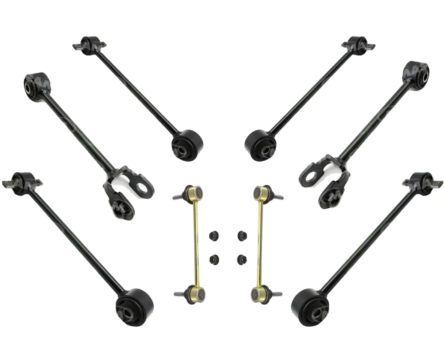 Para Ford Expedition 2007-23 brazos de control laterales traseros y enlaces de barra estabilizadora