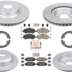 Coated Off Road Performance Disc Brake Rotors for 2018-21 Jeep Wrangler Sport S