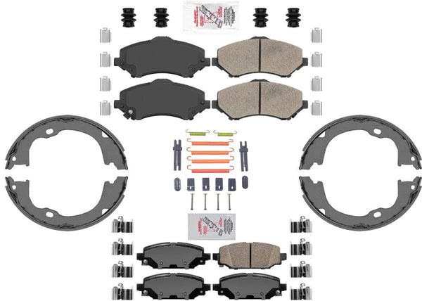 Pastillas de freno de disco, zapatas de estacionamiento para Jeep Wrangler Sport Sport S 2018-2021