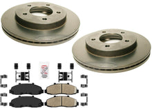 Rotores de freno de disco delantero de carbono de alto rendimiento para Ford F150 97-03 4x4 AWD