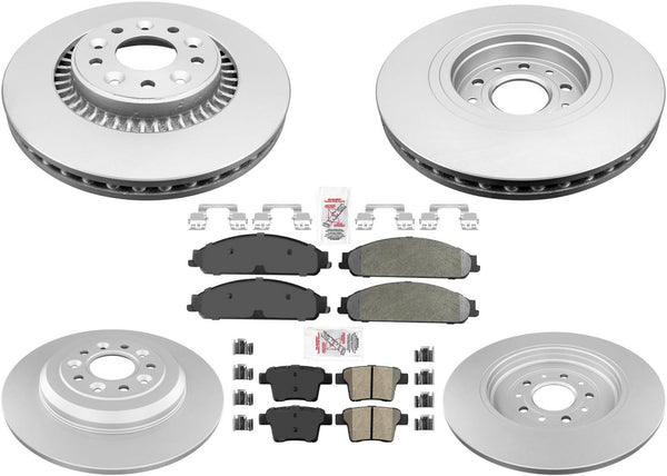 Improved Performance Coated Disc Brake Rotors Pads for Ford Five Hundred 05-07