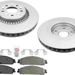 Improved Performance Coated Disc Brake Rotors Pads for Ford Five Hundred 05-07