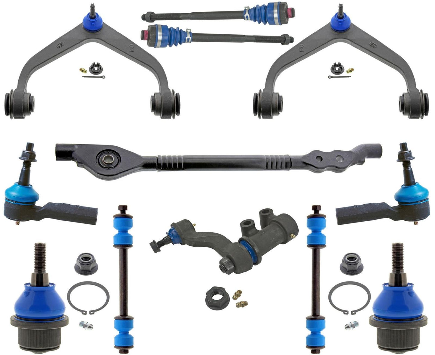 Mevotech Upper Arms Ball Joints Idle Arm Center Link For Silverado 2500HD 11-19