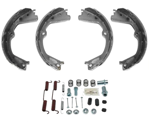 For Ford E150 E250 E350 Super Duty 08-14 Parking Brake Shoes W/ Spring 8C2Z2648A