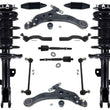 Front Complete Struts Control Arms Tie Rods & Links For Toyota Camry 2007-2011