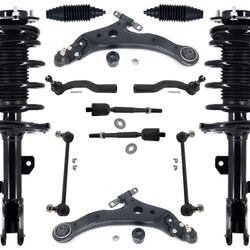 Front Struts Control Arms Tie Rods & Links For Toyota Camry 2.4L SE 2007-2011
