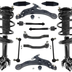 Front Complete Struts Control Arms Tie Rods & Links For Lexus ES350 2013-2018