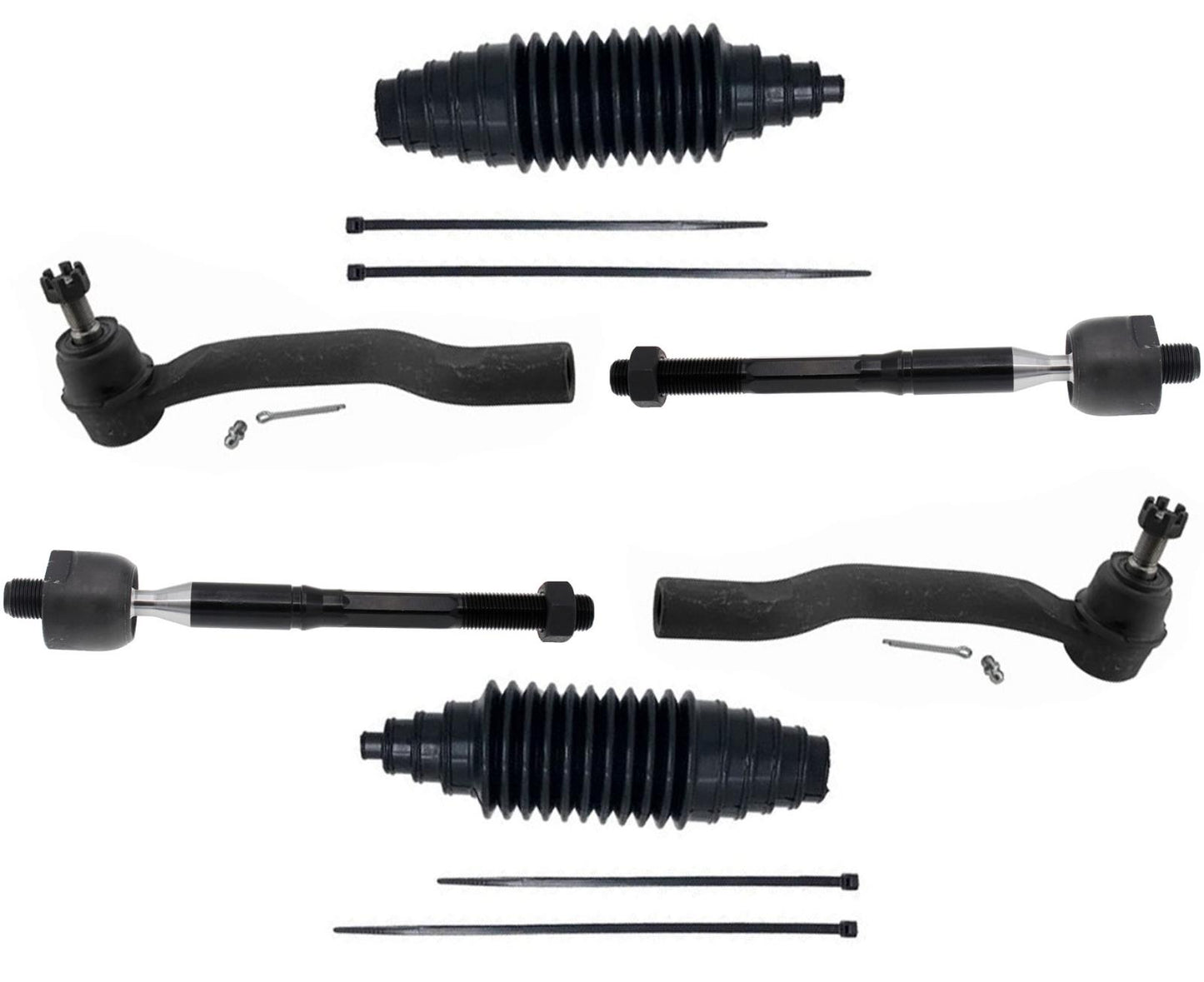 Varillas de amarre y botas delanteras izquierdas y derechas interiores y exteriores para Toyota Camry 2012-2017