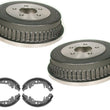 For 2000-2007 Voyager Town & Country Caravan (2) Brake Drums & Shoes
