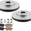 Improved Coated Rotor Drums Brake Pads Shoes Hardware For Cruze 2010 2014 2015
