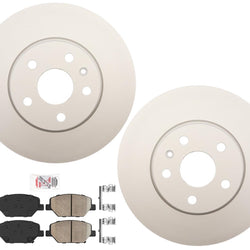 GOE Performance Coated Disc Brake Rotor Brake Pads For Cadillac XT4 2019-2022