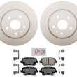 GOE Performance Coated Disc Brake Rotor Brake Pads For Cadillac XT4 2019-2022