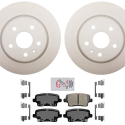 GOE Performance Coated Disc Brake Rotor Brake Pads For Cadillac XT4 2019-2022