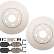 GOE Performance Coated Disc Brake Rotor Brake Pads For Cadillac XT4 2019-2022