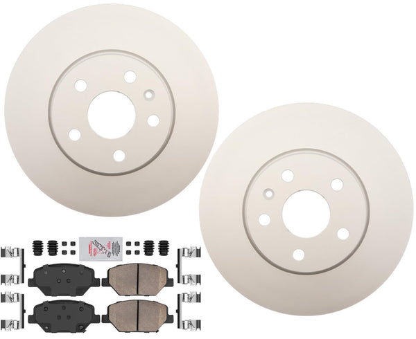 GOE Performance Coated Disc Brake Rotor Brake Pads For Cadillac XT4 2019-2022