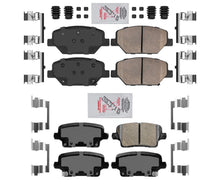AmeriPro Pastillas de freno de disco delanteras y traseras de cerámica premium para Cadillac XT4 19-2022