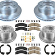 Front & Rear Brake Rotors Pads For GM Silverado 2500HD Fleet Duty 2011-2018