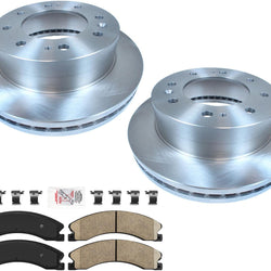 Front Premium Brake Rotors Pads For GM Silverado 2500HD Fleet Duty 2011-2018