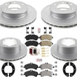 Fleet Duty Disc Brake Rotors & Pads For Sprinter 3500 2007-16 W Dual Rear Wheel