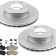 Master Fleet Duty Disc Brake Rotors Pads for 07-16 Sprinter 3500 Dual rear Wheel