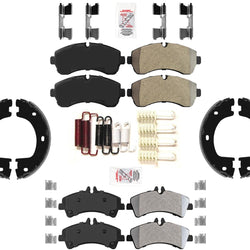 AmeriBrake Fleet Duty Disc Brake Pads For Sprinter 3500 2007-16 Dual rear Wheel