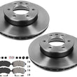 Carbon Fleet Duty Disc Brake Rotors Pads For Sprinter 2500 3500 2007-2016