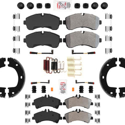 AmeriBrak ASD Fleet Duty Brake Pads For Sprinter 3500 2007-2016 Dual Rear Wheel