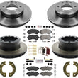 Carbon Fleet Duty Brake Rotors Pads For Sprinter 3500 2019-20 Single Rear Wheel