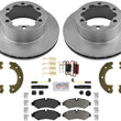 Coated Brake Rotors Pads Hardware For Sprinter 3500 2019-2020 Single Rear Wheel