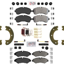 ASD Heavy Duty Disc Brake Pads Hardware For Sprinter 3500 19-20 Single Rear Whl