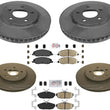 Carbon Performance Disc Brake Rotors & Brake Pads For Mustang 4.0L 2005-2010