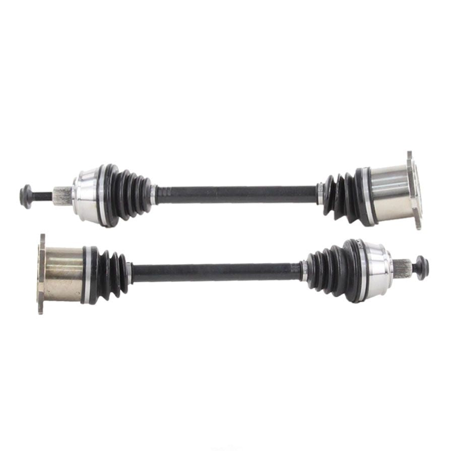 (2) 100% New Front CV Axle Shaft For 06-10 A6 3.2L Front Wheel Drive Automatic