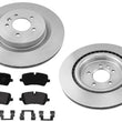For 2013-2021 Range Rover W/ Brembo Supercharged Rear Disc Brake Rotors Pads