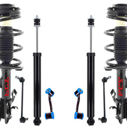 Front Struts Rear Shocks & Sway Bar Links For Nissan Juke 11-17 All Wheel Drive