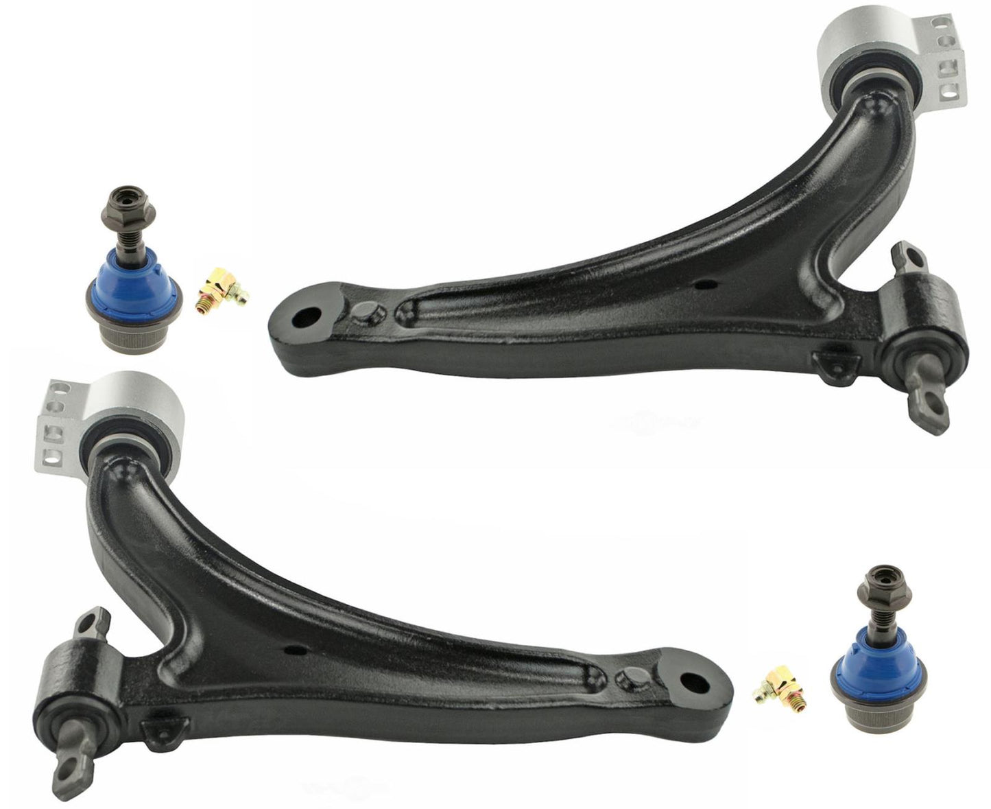 Brazos de control inferiores y rótulas delanteros Mevotech para XTS 13-19 sin paquete de rendimiento