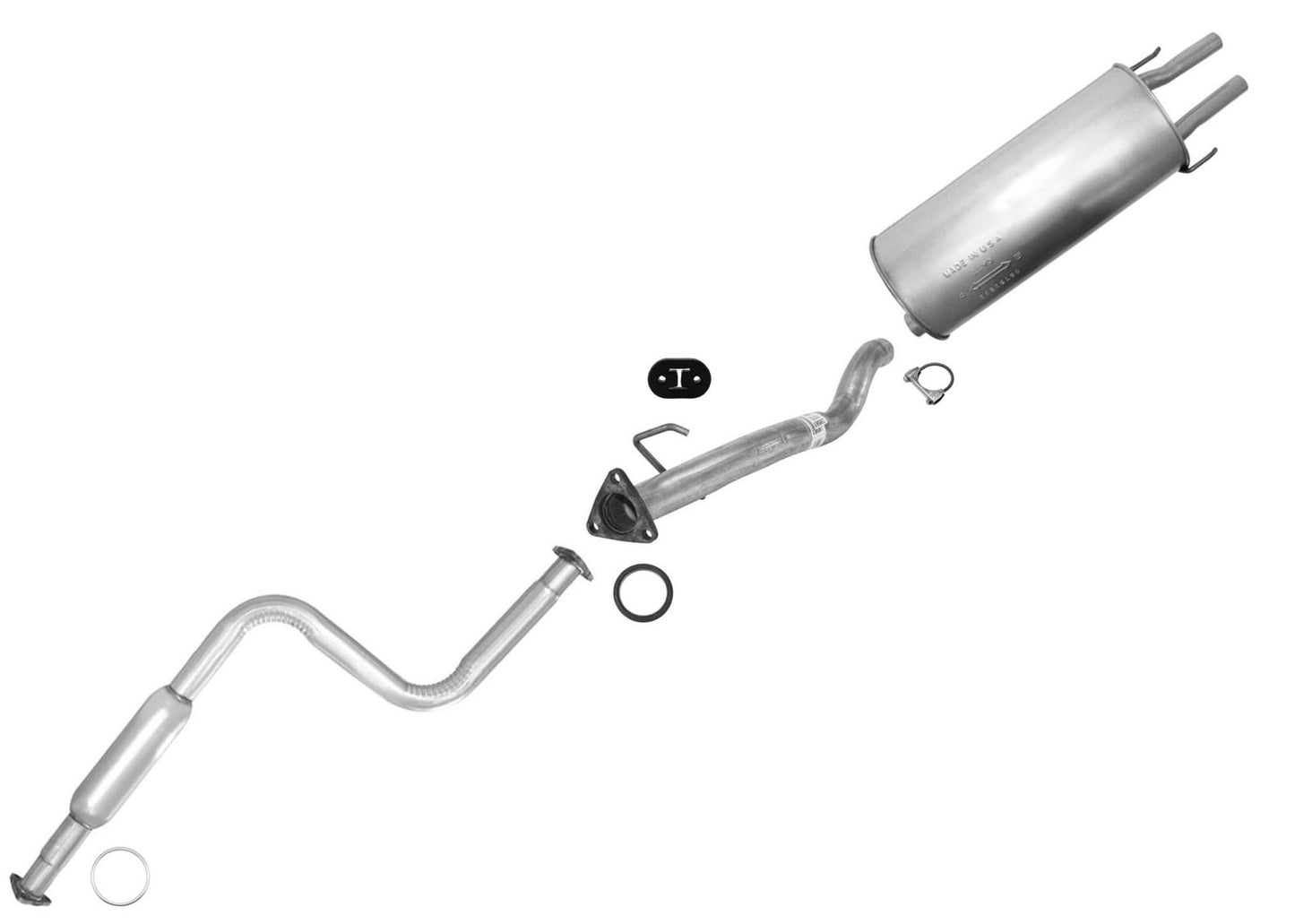 For 1995-1998 Acura TL 2.5L Resonator Extension Pipe Muffler Exhaust System