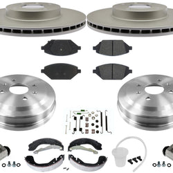 Improved Coated Brake Rotors Ceramic Pads for Chevrolet Spark Gas 2016-2021