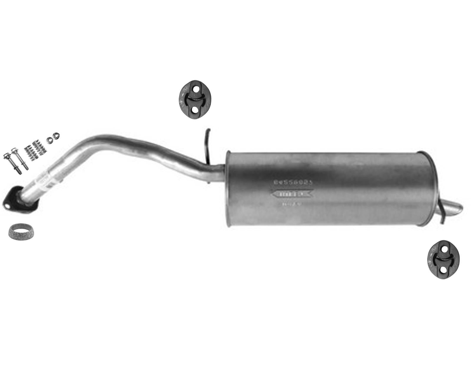 Tubo de eje trasero con silenciador trasero para Toyota Prius 2010-2015 17430-37380