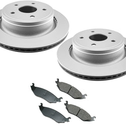 Para Dodge Durango 2004-2009, rotor de disco trasero y pastillas de freno de cerámica.