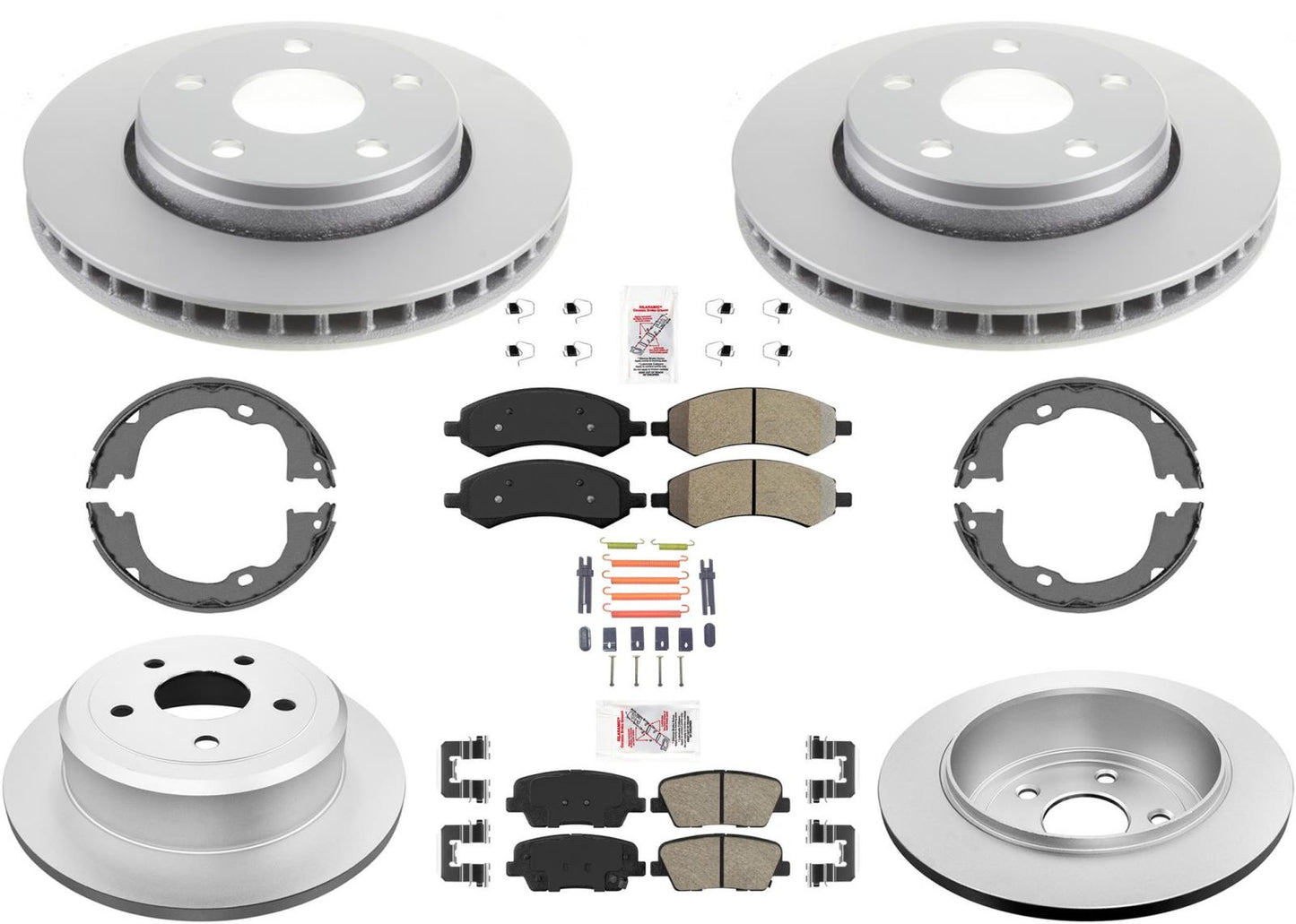 Rotor de freno de disco revestido de rendimiento todoterreno para Jeep Wrangler BR6 332MM 12-17