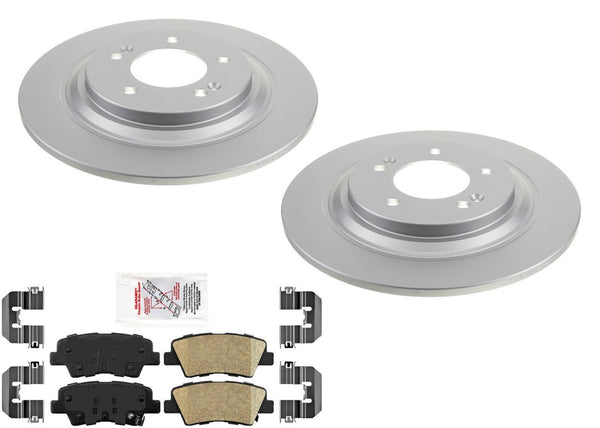 Rear Performance Brake Pads Disc Brake Rotors for Hyundai Kona Electric 2019-22