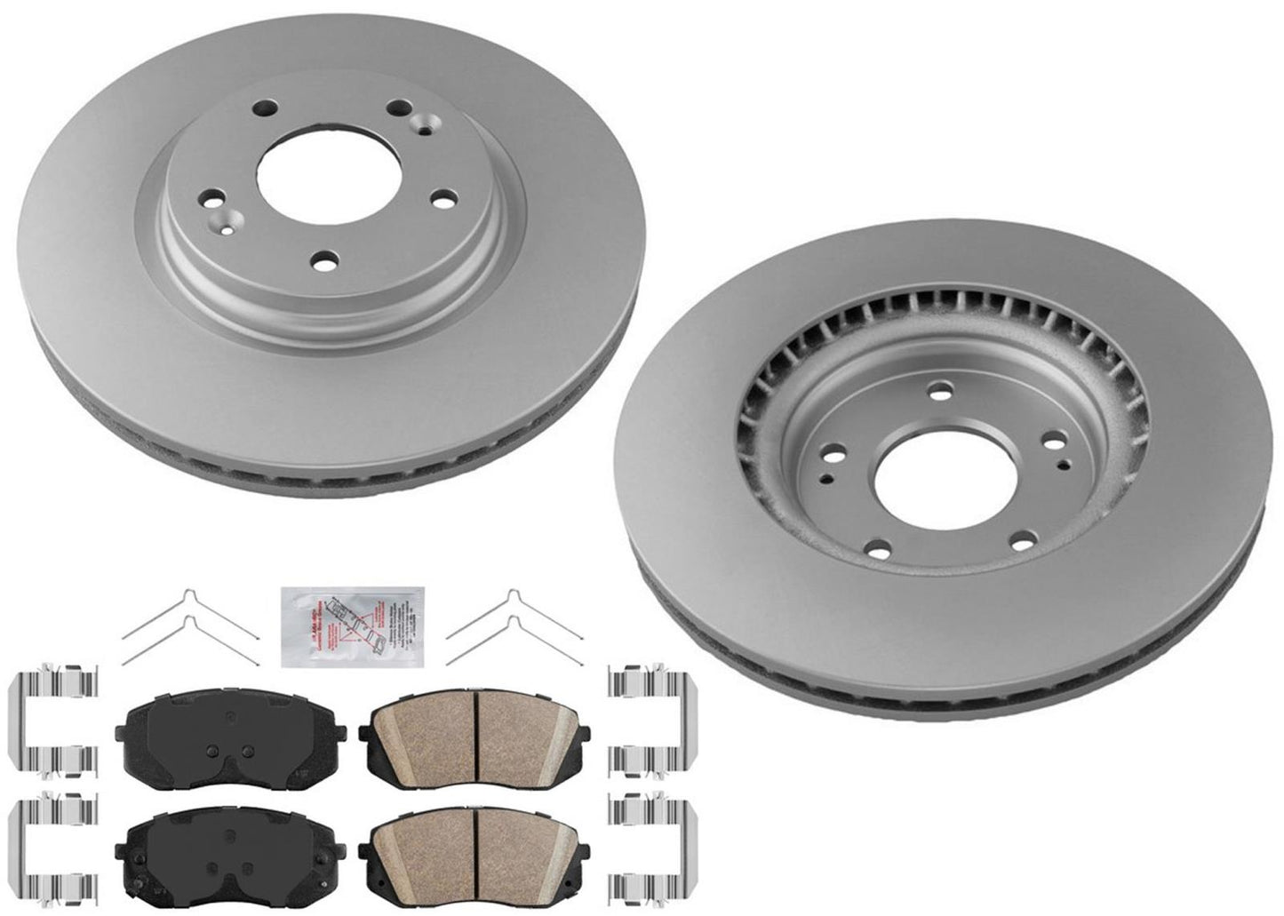 Front Performance Brake Pads Disc Brake Rotors for Hyundai Kona Electric 2019-22