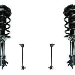 For 05-09 Tucson 05-10 Sportage Front Complete Struts Assembly & Sway Bar Links
