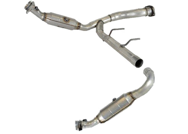 Engine Y Pipe w Catalytic Converters for 09-10 Ford F150 Rear Wheel Drive 4.6L