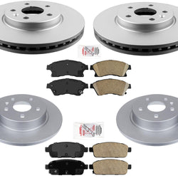 Rotor de freno trasero delantero y pastillas de freno para Chevrolet Cruze 1.4L y 1.8 11-15