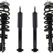 Front Complete Struts & Rear Shock Absorbers Set For 2003-2013 Volvo XC90